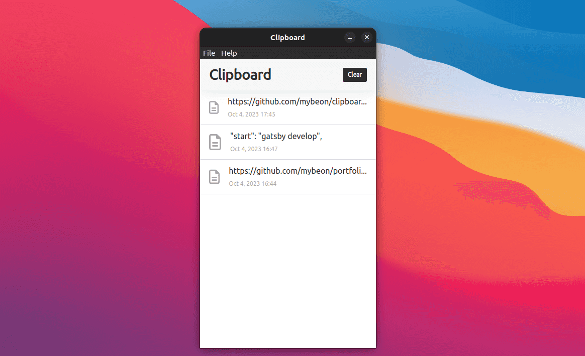 A straightforward clipboard manager designed for efficiency and simplicity on DEB linux systems.